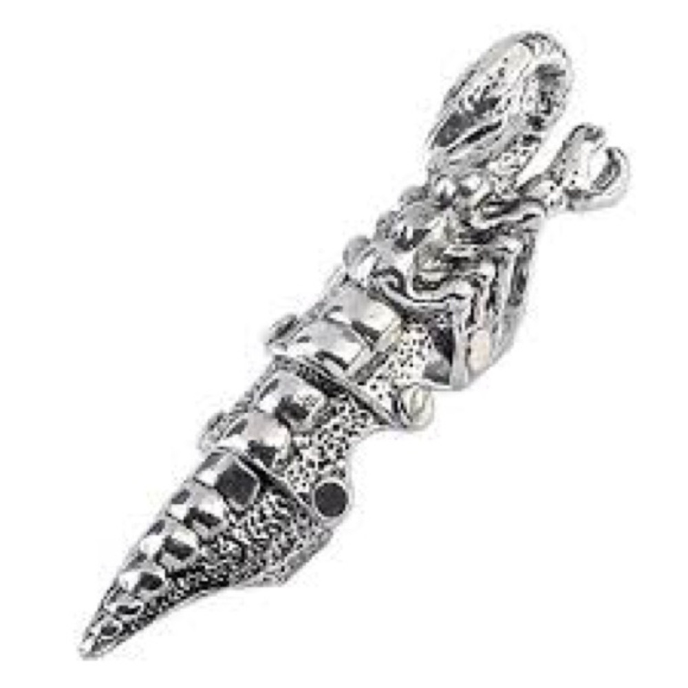 Silver Dragon Claw  full finger gith Ring